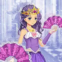 Anime-Prinzessin Kawaii Verkleiden Sich