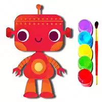 Bts Roboti Värvimisraamat mängu ekraanipilt