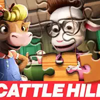 Puzzle Vánoce Na Cattle Hill snímek obrazovky hry