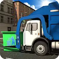 Jogo De Simulador De Caminhão De Lixo Da Cidade captura de tela do jogo