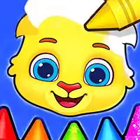 Libro Para Colorear Para Niños Juego captura de pantalla del juego