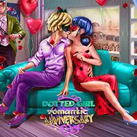 Romantischer Jahrestag Des Gepunkteten Mädchens Spiel-Screenshot