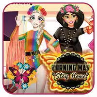 dress_up_game_burning_man_stay_home Խաղեր