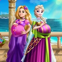 elsa_and_rapunzel_pregnant_bffs Ойындар