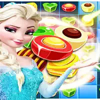 elsa_sweet_candy_match-3 เกม