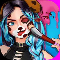 face_paint_party_-_social_star_dress-up_games खेल