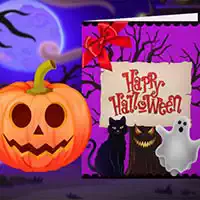 Happy Halloween Princess Card Designer skærmbillede af spillet