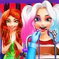 Harley Quinn Dentist and Make Up game screenshot