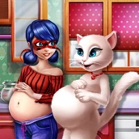 lady_and_kitty_pregnant_bffs Giochi