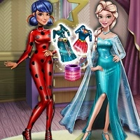 ladybug_and_elsa_dress_up 계략