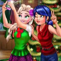 ladybug_and_elsa_xmas_selfie Spil