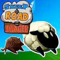 sheep_road_danger permainan