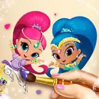 shimmer_and_shine_coloring_book เกม
