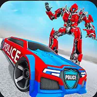 us_police_car_real_robot_transform Juegos