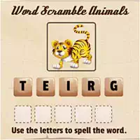 word_scramble_animals თამაშები