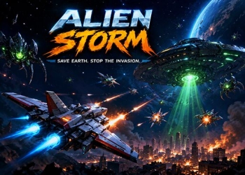 Alien Storm pelin kuvakaappaus
