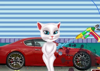 Angela Car Cleaning schermafbeelding van het spel