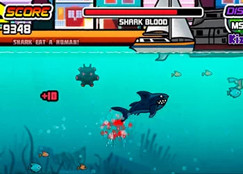 Angry Shark ონლაინ თამაშის სკრინშოტი