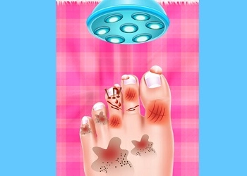 Baby Taylor Foot Treatment game screenshot