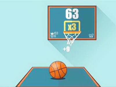 Frvr Bola Basket tangkapan layar permainan