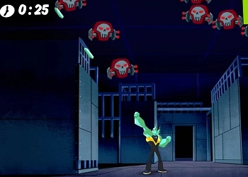 Ben 10 Spiele: Diamondhead Schießen Spiel-Screenshot