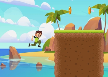 Ben 10 Island Run pelin kuvakaappaus