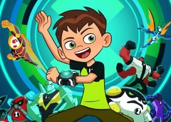 Ben 10: biegający człowiek zrzut ekranu gry