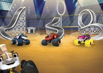 Blaze และ Monster Machines: Super Shape Stunt Puzzles ภาพหน้าจอของเกม