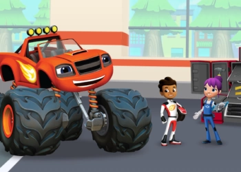 Blaze And The Monster Machines: Szerszámpárbaj játék képernyőképe