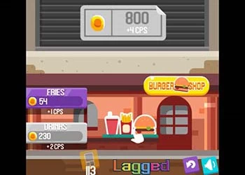 Burger Clicker тоглоомын дэлгэцийн агшин