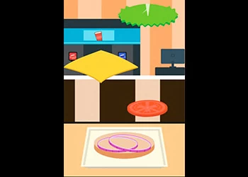 Burger Fall snímek obrazovky hry