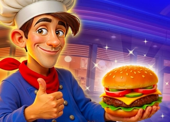 برجر هنا لقطة شاشة اللعبة