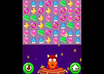 Süßigkeiten-Monsterfresser Spiel-Screenshot
