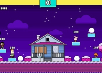 Cartoon Network: Schneeballschlacht Spiel-Screenshot