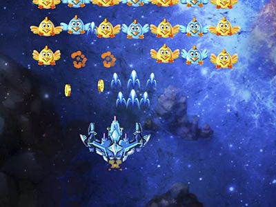 Chicken Invaders екранна снимка на играта