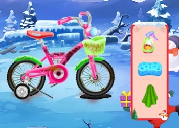 Salão De Bicicletas De Natal captura de tela do jogo