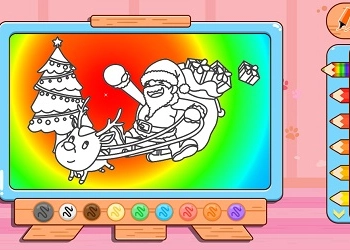 Libro Para Colorear: Navidad captura de pantalla del juego