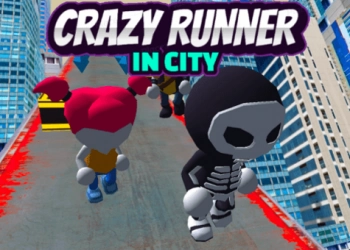 Crazy Runner In City game screenshot