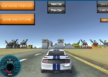 Multiplayer Crazy Stunt Cars captură de ecran a jocului