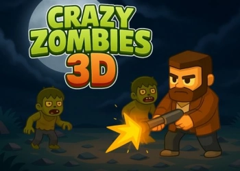 Crazyzombies 3D captura de pantalla del juego