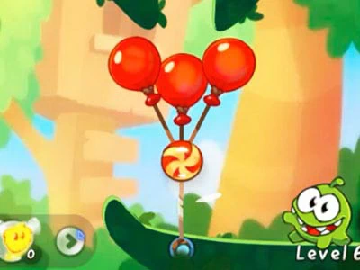 Cut The Rope 2 snímek obrazovky hry