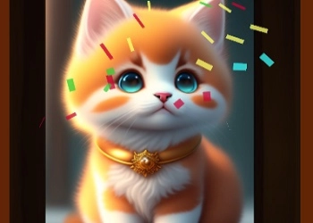 Cute Cat Jigsaw Puzzle game screenshot