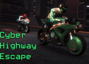 Cyber Highway Escape skærmbillede af spillet