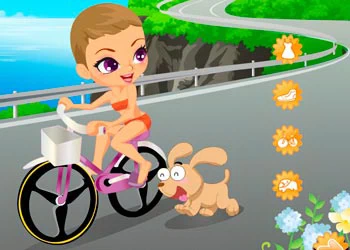 सायक्लिंग गो आउट ड्रेस अप खेल का स्क्रीनशॉट