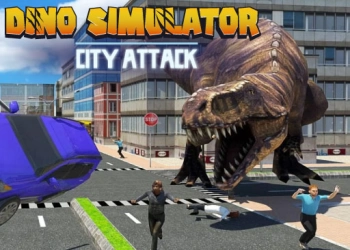 ការវាយប្រហារទីក្រុង Dino Simulator រូបថតអេក្រង់ហ្គេម