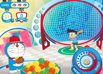 Doraemon: Béisbol Loco captura de pantalla del juego