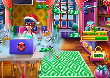 Dotted Girl Christmas Shopping game screenshot