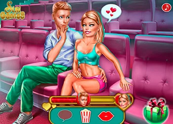 Ellie Cinema Che Flirta screenshot del gioco