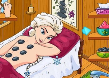 Elsa Spring Spa game screenshot