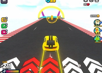 Epicke Auto-Stunt-Rennen Obby Spiel-Screenshot